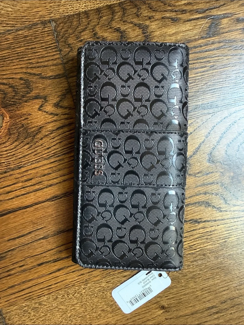 GUESS black womens wallet NWT